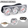 2" 52 mm 3 in1 Car Meter Triple Gauge Kit