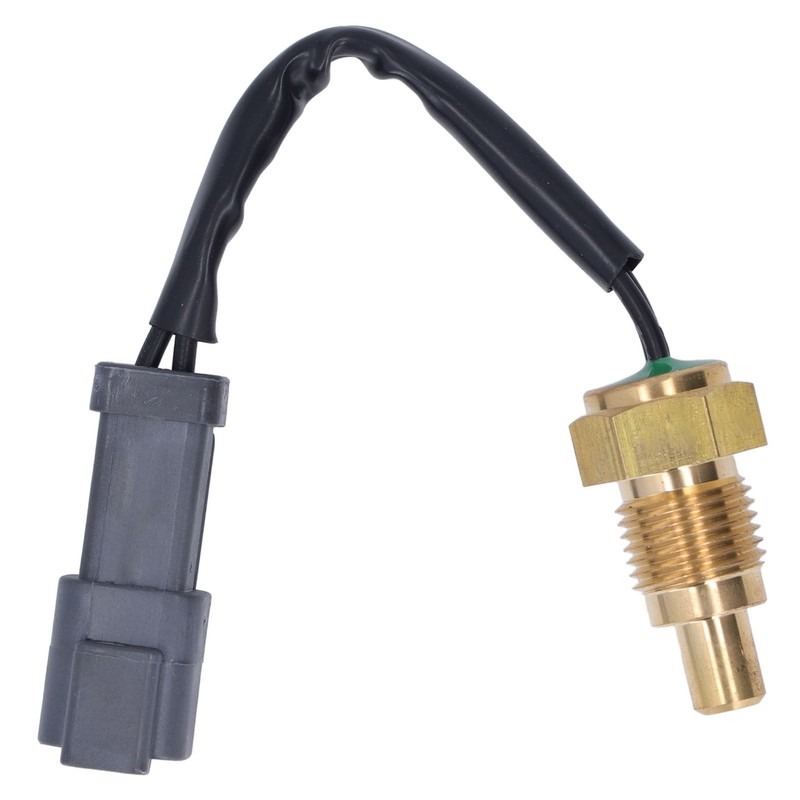 2Pin Excavator Water Temperature Sensor Brass High Accuracy Robust Water