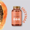 Enzymas Suplemento Alimenticio Papaya Pancreatina Probioticos Ingredientes Naturales Vegano 120