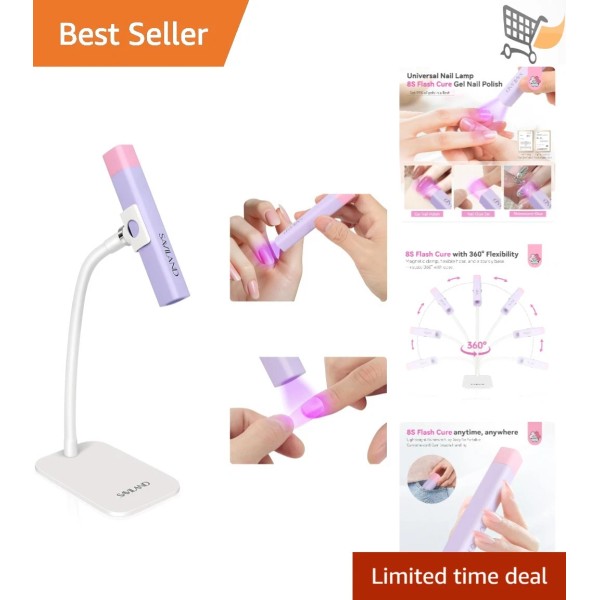 Unbranded Gel Nails UV LED Nail Lamp 12W Handheld Rechargeable