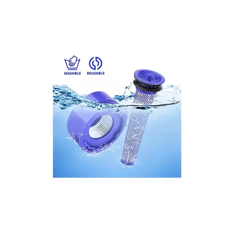 Meiso Paquete De 4 Filtros Para Dyson V7, V8 Animal