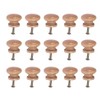 Wooden Knobs Cabinet Furniture Drawer Knobs Pulls Handles with Screw