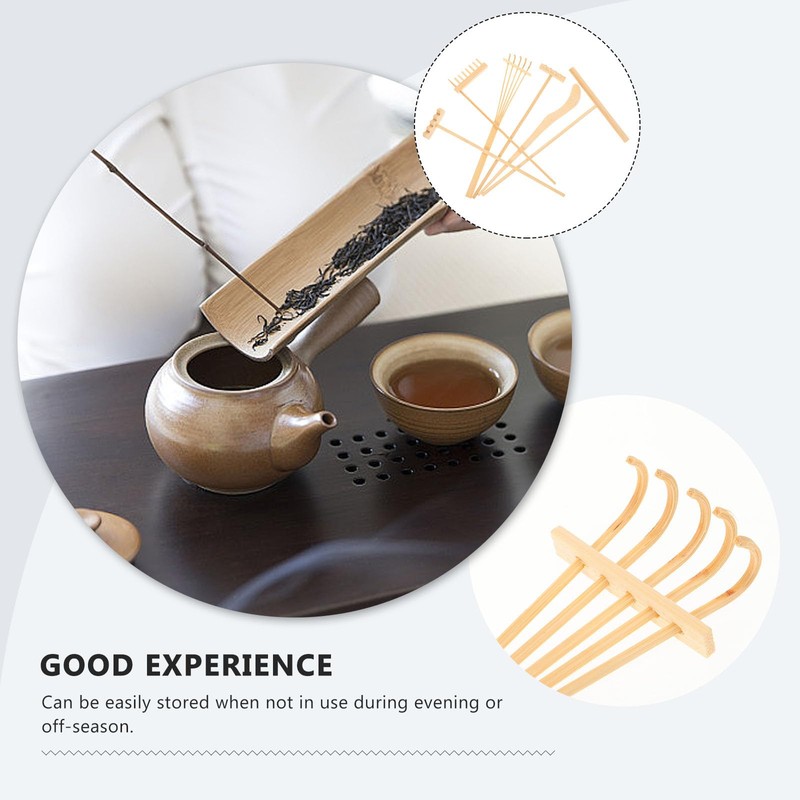 Healifty 6pcs Zen Garden Accessories Mini Zen Garden Rake Bamboo