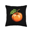Persimmon Fruit Cartoon Throw Pillow