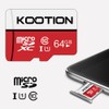Kootion 64GB Micro SD Card Micro SDXC Memory Card with