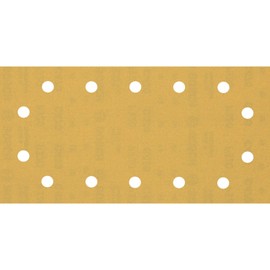 Bosch Professional Expert C470 Sandpaper with 14 Holes (for Hardwood, Paint on Wood, 115 x 230 mm, Grit 320, Orbital Sander Accessories), Pack of 50