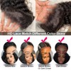 Deep Wave Lace Front Wigs Human Hair 13x6 HD Transparent