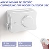 Extendable Washing Line, 5.1 Metre Clothesline, Extendable Wall, Extendable Washing