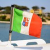 GUSTO Italian Nautical Fabric Flag with Nylon String 30 x