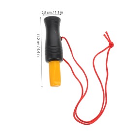 BESPORTBLE Imitation Whistle Whistle Calling Whistle Duck Noise Maker Call Realistic Duck Outdoor Bird Caller Goose Call Whistle Deer Rattle Call Duck Calls Black Plastic