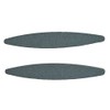 2pc Sharpening Stones Flat Boat Shaped Aluminium OxideBlades Shears Scissors