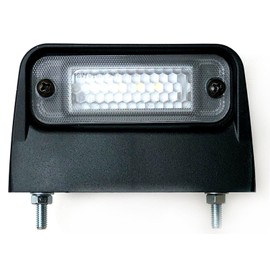 MelTruck® 2x LED Number Plate Light with Type F1 Contacts 12 V 24 V E9 for Truck Trailer