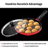 Hawkins Nonstick Appe Pan with Glass Lid, 12 Cups, Diameter