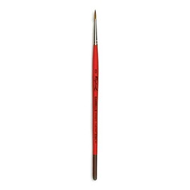 Raphael Kaerell Short Handle Watercolor Brush, Round, 0, Natural