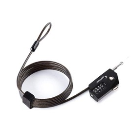 Sportneer Bicycle Bike Cable Lock, Wire Lock, 4-Digit Dial Type, Free Setting, Total Length 6.6 ft (2 m), Multifunctional, Durable, Lightweight, No Key Required, Portable, Multi-Purpose, Road Bike Lock, Japanese Instruction Manual, Anti-Theft