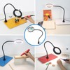 NEWACALOX Magnetic Magnifying Lamp, 3 Color Modes, 10X&5X Magnifying Glass,