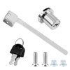 Luomorgo 1 Pc Sliding Glass Door Ratchet Lock, Keyed Alike