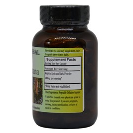 Barlowe's Herbal Elixirs Kigelia Africana | 600 mg Per Capsule | 60 Veggie Capsules | Glass Bottle | No Stearates