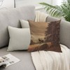TKS MITLAN Brown Deer Pillow Cover 18x18 inch Elk in
