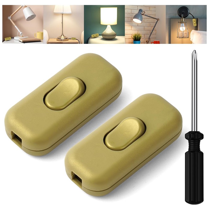 AXFEE Inline Switch, Pack of 2 250 V 6 A