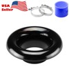 EZAUTO WRAP 4" Black Short Ram Cold Air Intake Turbo