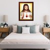 zig zag Lord Jesus Christ Large Photo With Frame For