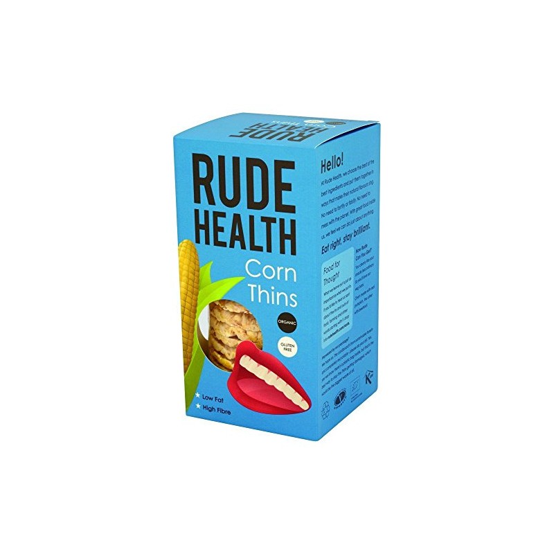 (12 PACK) - Rude Health - Organic Corn Thins |