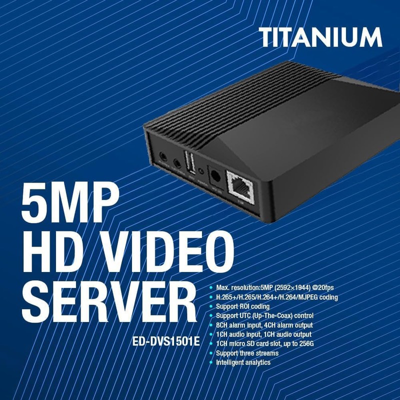 Titanium ED-DVS1501E HD Video Server 1 Channel Video Decoder