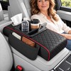 Auto Center Console Armrest Cushion With 2 Cup Holder PU