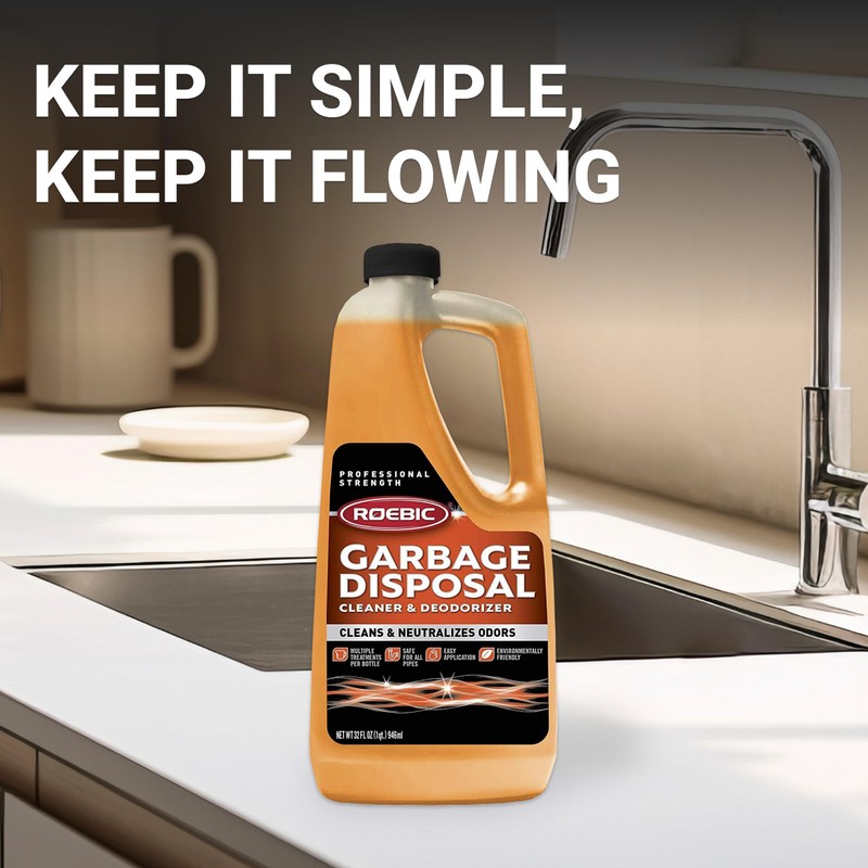 Roebic K-27 Garbage Disposal Cleaner, Liquid Sink and Sewer Drain
