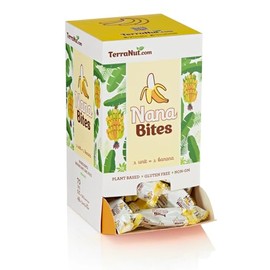 Terranut Nana Bites chewy banana treats perfect for snacking 70CT