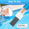 AQUAFLY Pool Pumice Stone & 5.5" Stainless Steel Brush Kit