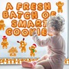 Kepeel Christmas Gingerbread Bulletin Board Classroom Decoration, Gingerbread Man Paper