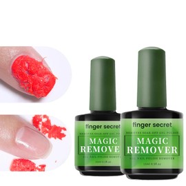 Gel Nail Polish Remover (2pcs)-Professional Gel Nail Polish Remover for Nails, Quickly Remove Nail Polish in 2-5 Minutes, Friendly to your Nails.