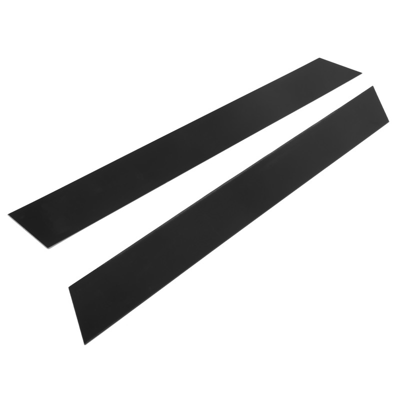 6 Pcs Side Door Window Cover Glossy Black Pillar Post