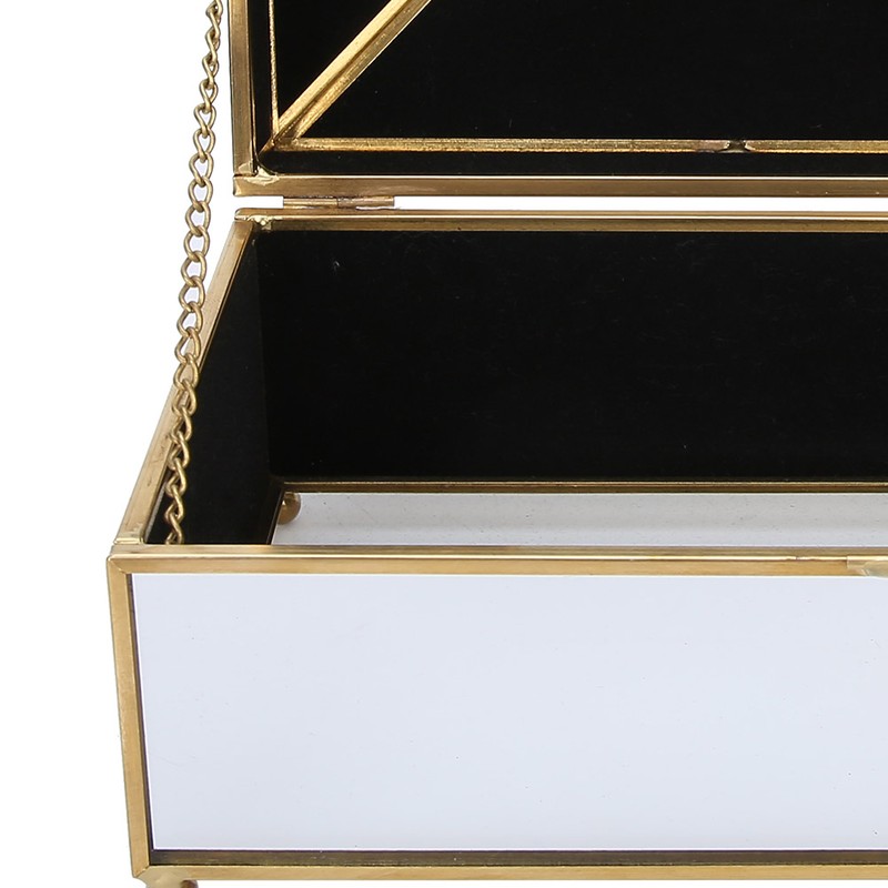 Household Mirror Surface Tissue Box Living Room Makeup Tissue Napkin