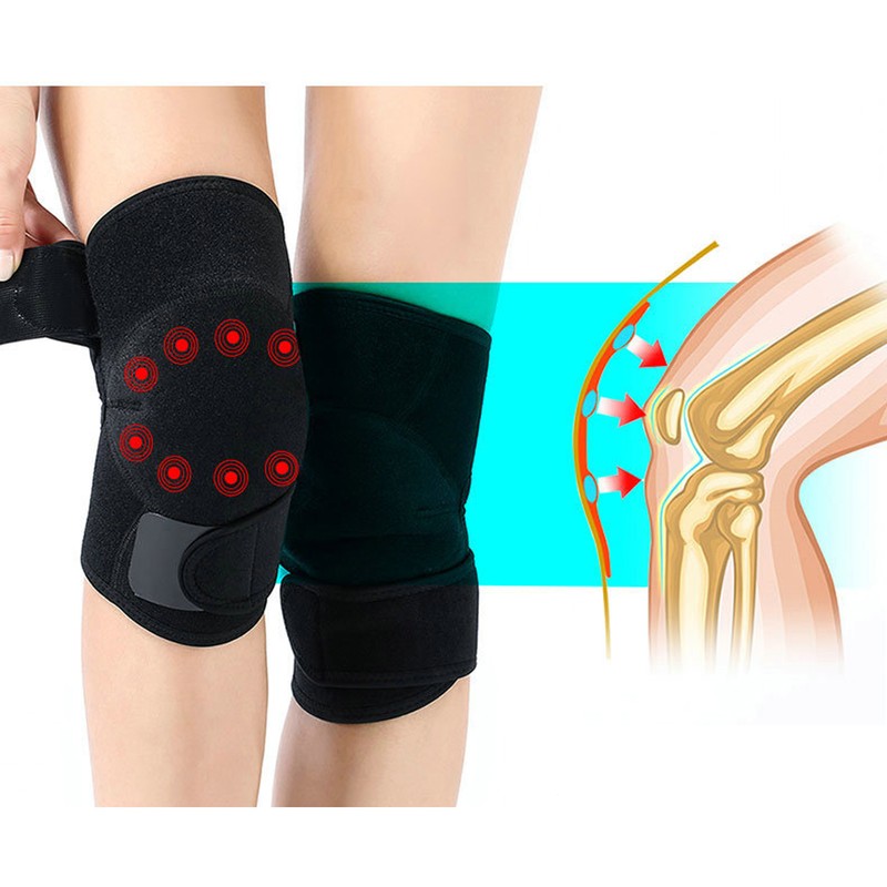 Tourmaline Heated Knee Brace Wrap Knee Support Far Infrared Knee