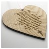 lovethis** The Lords Prayer Heart Plaque Sign - Christian Gift