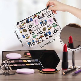 Movie Inspired Makeup Bag British Comedy Gift Friendship Gift Besties Friend Gift (Wankers Bag EU)