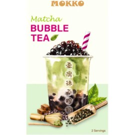 Mokko Green Matcha Bubble Tapioca Pearl Milk Tea Mix 150g
