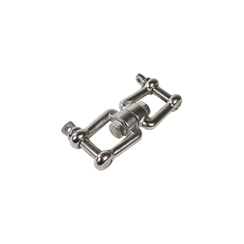 MarineNow Jaw - Jaw Swivel Anchor Connector 316 Stainless Steel