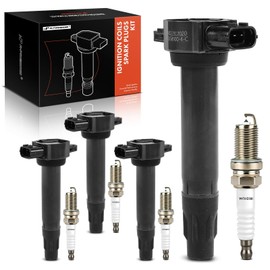 A-Premium Set of 8 Ignition Coil Pack and Iridium Spark Plugs Compatible with Mitsubishi Outlander Sport 2011-2017, Lancer 2011-2017, RVR 2011-2015, 2.0L, Replace# 1832A016