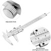 QWORK® Vernier Caliper, High Precision Vernier Caliper 6"/150mm, 0.05mm/1/128" Tolerance
