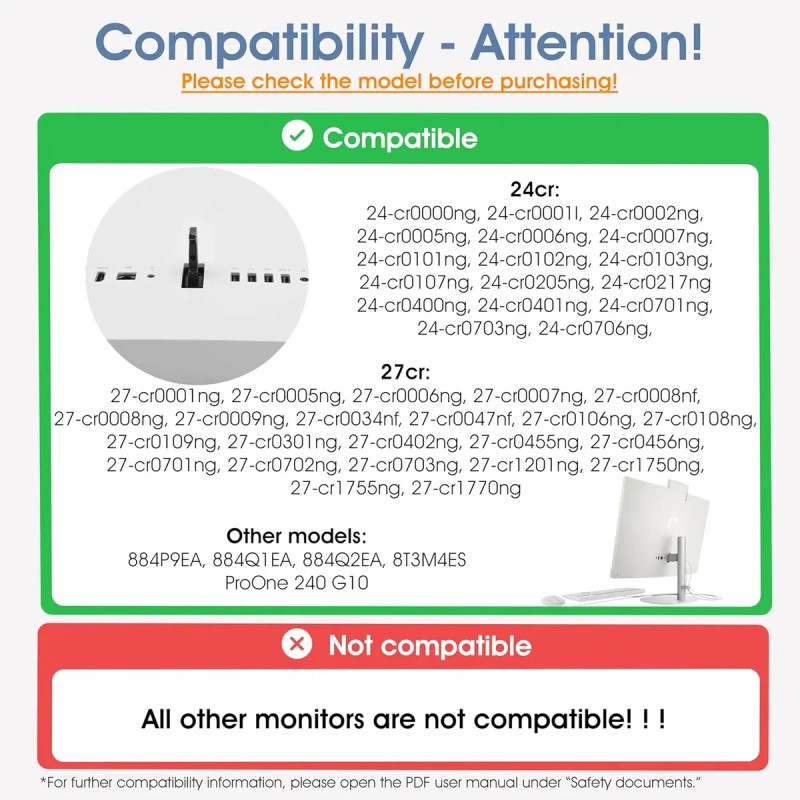 3idee Adaptador Vesa, Montaje Vesa Compatible Con Pc Todo En