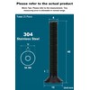 Drenky M6 Hex Socket Countersunk Bolts, Black Screws Countersunk DIN