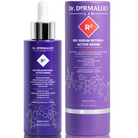 Serum Retinol Pur 0,10% 100ML BIO | Straffende Peptide Hyaluronsäure Molekulargewichten Kamelinen- & Olivenöl Beruhigende Pflanzenextrakte | Anti-Aging Leuchtkraft Antioxidativ Natürlich | Italien