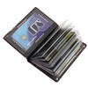 Elegant Credit/Business Card Holder with Contrast Stitching 12 Compartments MJ