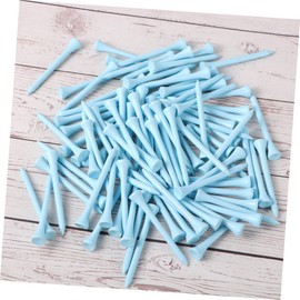 WOONEKY 7cm Golf Tee Yards 100pcs Pack Wooden Tees Pro Golfing Enhanced Accuracy