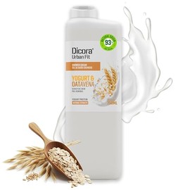 Dicora Urban Fit Shower Cream - Hydrating In Shower Body Lotion - Wet Shower Moisturizer for Sensitive Skin - Protein Yogurt and Oats Avena - 25.4 oz