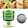 YIYIBYUS Multifunctional Bean Seed Sprouts Machine, Double Layer Fully Auto